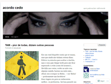 Tablet Screenshot of acordocedo.wordpress.com