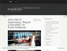 Tablet Screenshot of poubellechic.wordpress.com