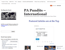 Tablet Screenshot of papundits.wordpress.com
