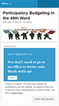 Mobile Screenshot of participatorybudgeting49.wordpress.com