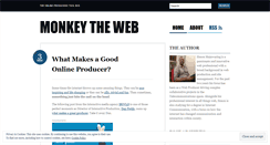 Desktop Screenshot of monkeytheweb.wordpress.com