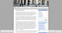 Desktop Screenshot of lsemanagement.wordpress.com