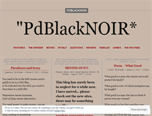 Tablet Screenshot of pdblacknoir.wordpress.com