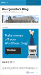 Mobile Screenshot of bourgesinfo.wordpress.com