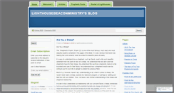 Desktop Screenshot of lighthousebeaconministry.wordpress.com