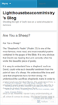 Mobile Screenshot of lighthousebeaconministry.wordpress.com
