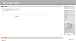 Desktop Screenshot of clubpenguinnpolice.wordpress.com