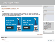 Tablet Screenshot of clubpenguinnpolice.wordpress.com