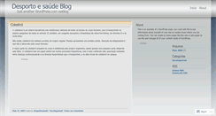 Desktop Screenshot of desportoesaude.wordpress.com