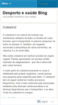 Mobile Screenshot of desportoesaude.wordpress.com