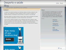 Tablet Screenshot of desportoesaude.wordpress.com