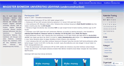 Desktop Screenshot of biomedikuniversitasudayana.wordpress.com