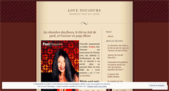 Desktop Screenshot of lovetoujours.wordpress.com