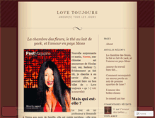 Tablet Screenshot of lovetoujours.wordpress.com