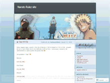 Tablet Screenshot of narutorulez.wordpress.com