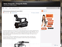 Tablet Screenshot of bodasfotografos.wordpress.com