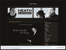 Tablet Screenshot of heathledgerforever.wordpress.com