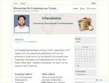 Tablet Screenshot of konathalaramakrishna.wordpress.com