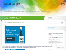 Tablet Screenshot of kabarangka.wordpress.com