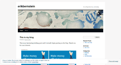 Desktop Screenshot of erikbernstein.wordpress.com