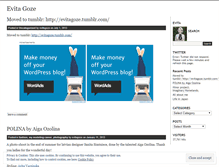 Tablet Screenshot of evitagoze.wordpress.com