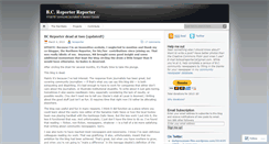 Desktop Screenshot of bcreporter.wordpress.com