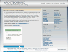 Tablet Screenshot of myarchitechtonic.wordpress.com