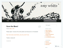 Tablet Screenshot of amywhitedesign.wordpress.com