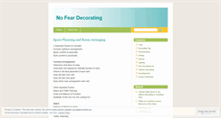 Desktop Screenshot of nofeardecorating.wordpress.com