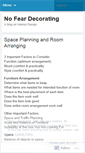Mobile Screenshot of nofeardecorating.wordpress.com