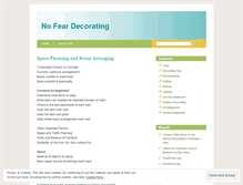 Tablet Screenshot of nofeardecorating.wordpress.com