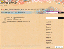 Tablet Screenshot of lauravasta.wordpress.com