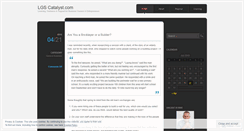 Desktop Screenshot of lgscatalyst.wordpress.com