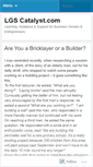 Mobile Screenshot of lgscatalyst.wordpress.com
