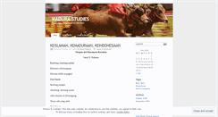 Desktop Screenshot of madurastudies.wordpress.com