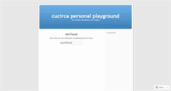 Desktop Screenshot of cucirca.wordpress.com