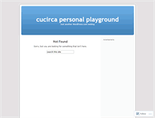 Tablet Screenshot of cucirca.wordpress.com