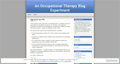 Desktop Screenshot of otexperiment.wordpress.com