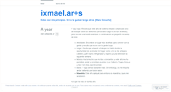 Desktop Screenshot of ixmael.wordpress.com