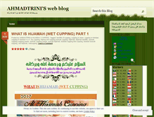 Tablet Screenshot of ahmadtrini.wordpress.com
