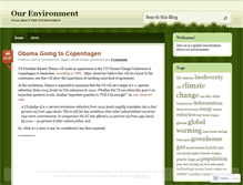Tablet Screenshot of ourenvironment.wordpress.com