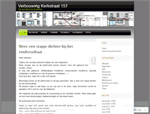 Tablet Screenshot of kerkstraat157.wordpress.com