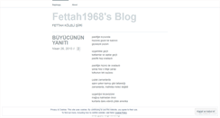 Desktop Screenshot of fettah1968.wordpress.com