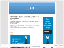 Tablet Screenshot of evanbackup.wordpress.com