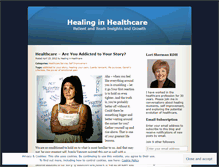 Tablet Screenshot of healinginhealthcare.wordpress.com