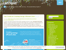 Tablet Screenshot of greenjibe.wordpress.com