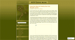 Desktop Screenshot of agsezine.wordpress.com