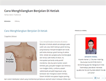Tablet Screenshot of caramenghilangkanbenjolandiketiakk.wordpress.com