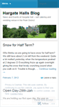 Mobile Screenshot of hargatehall.wordpress.com