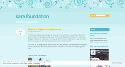 Desktop Screenshot of karefoundation.wordpress.com